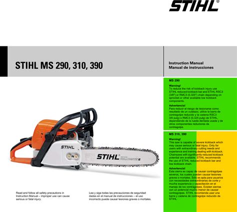 Stihl Chainsaw Repair Manual Ms 290 Ebook Epub